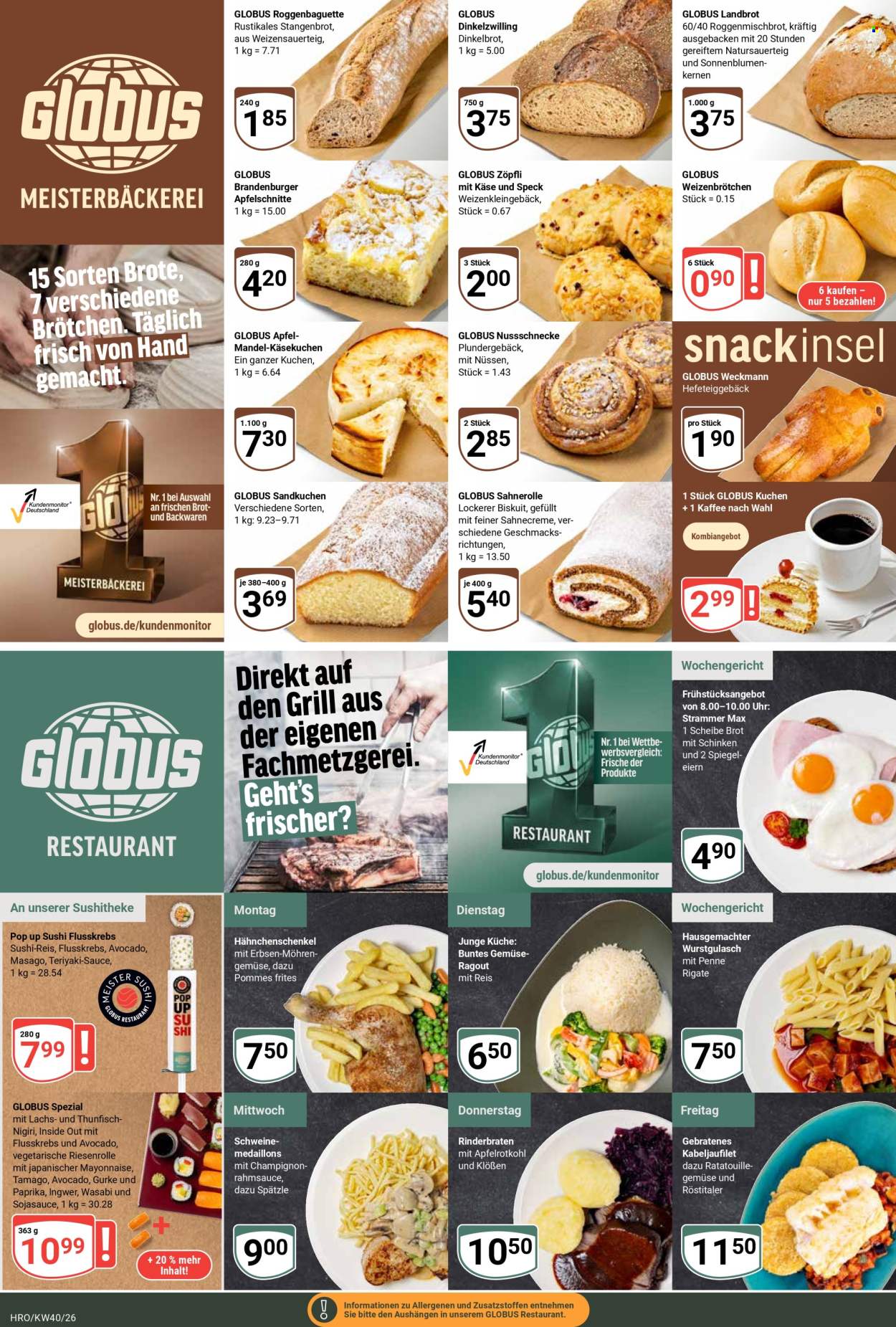 Globus Prospekte  - 28.09.2026 - 2.10.2026. Seite 8