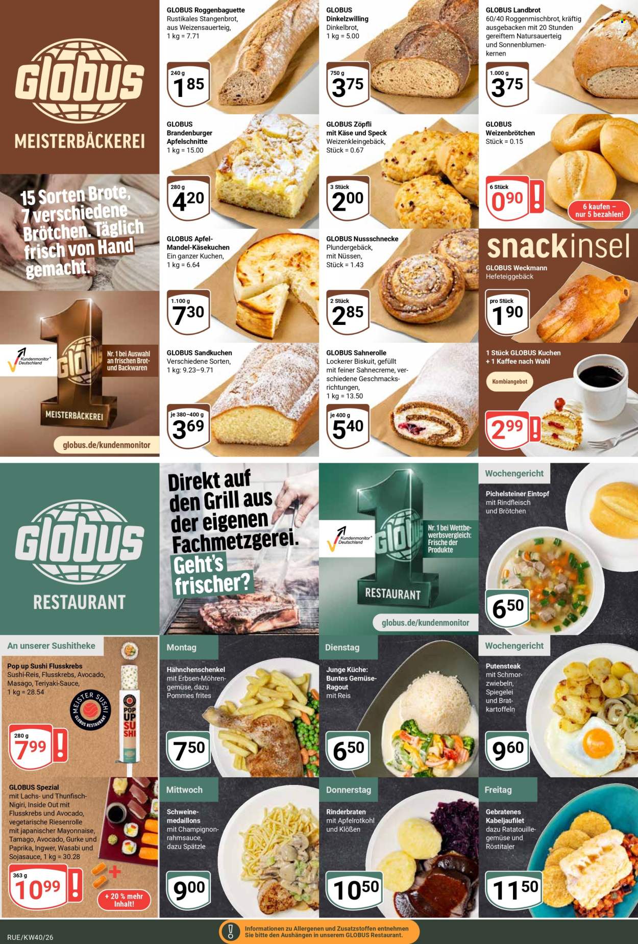 Globus Prospekte  - 28.09.2026 - 2.10.2026. Seite 9