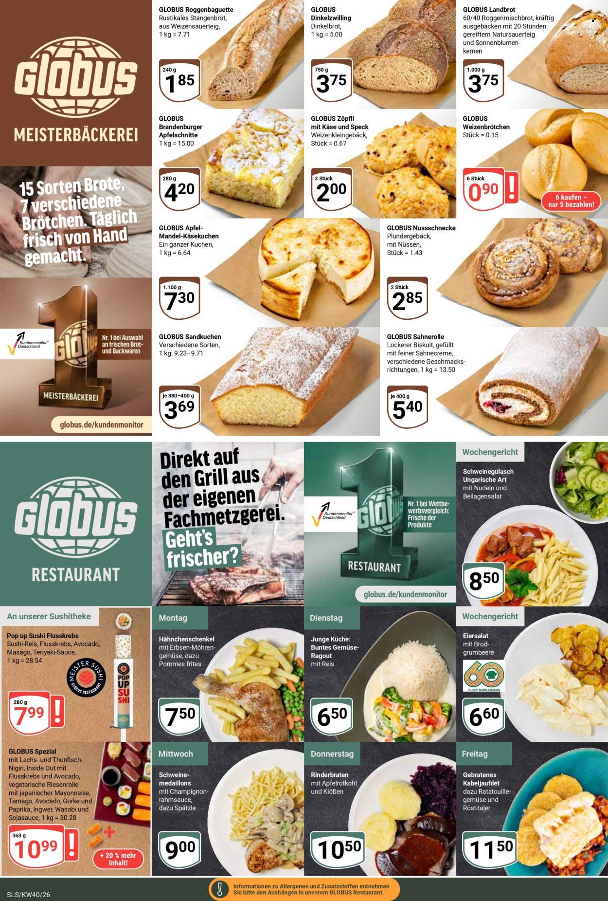 Globus Prospekte  - 28.09.2026 - 2.10.2026. Seite 9