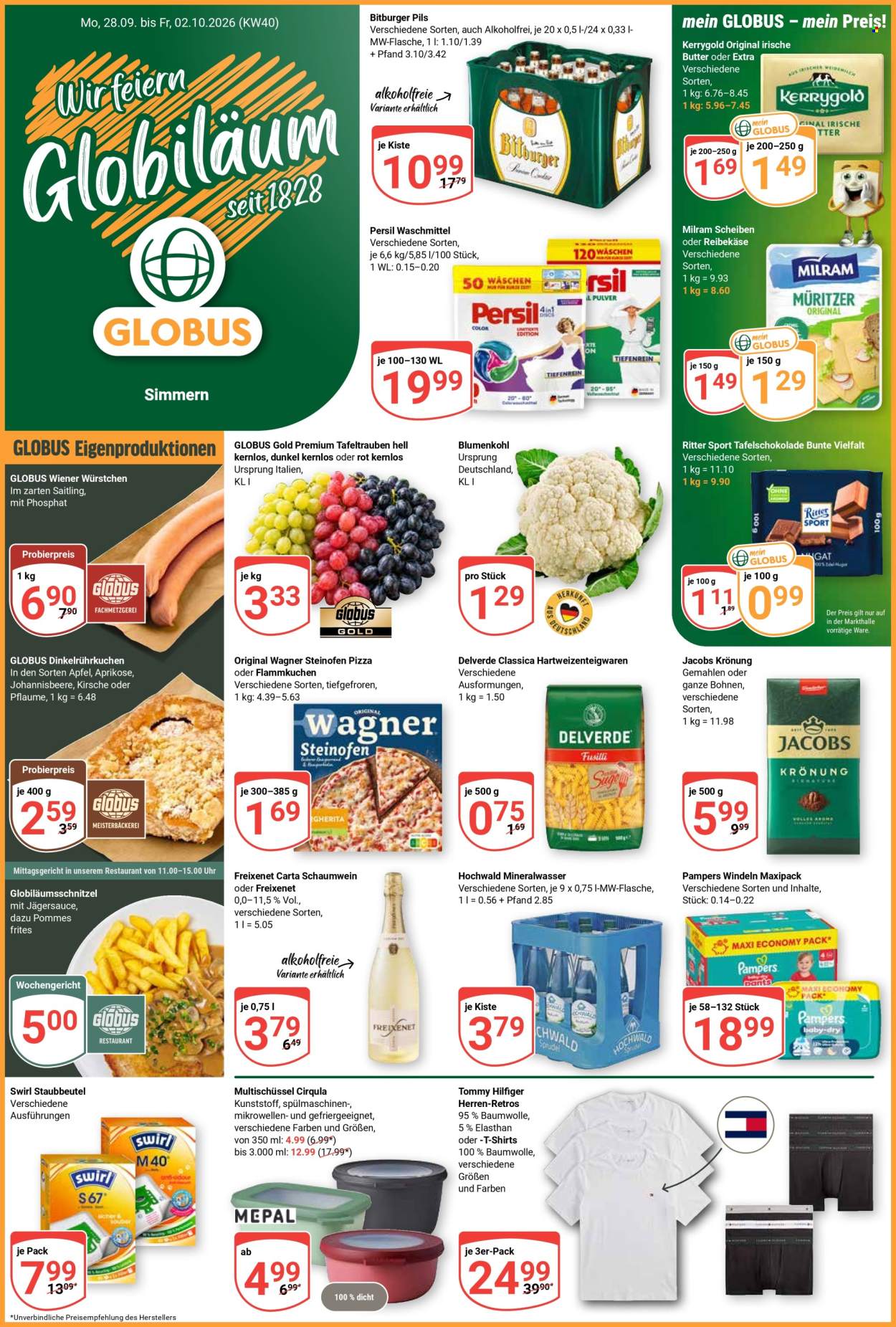Globus Prospekte  - 28.09.2026 - 2.10.2026. Seite 1