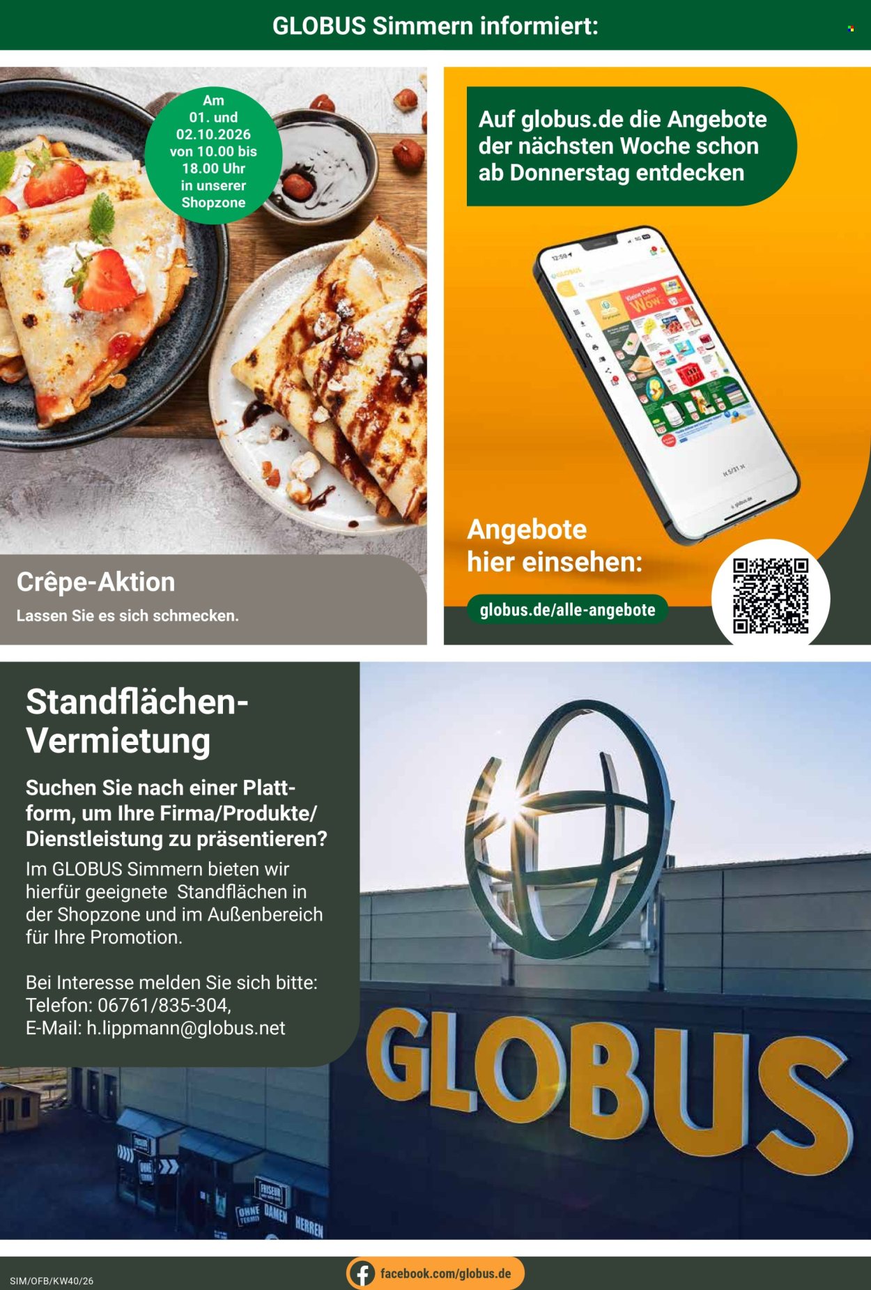 Globus Prospekte  - 28.09.2026 - 2.10.2026. Seite 28