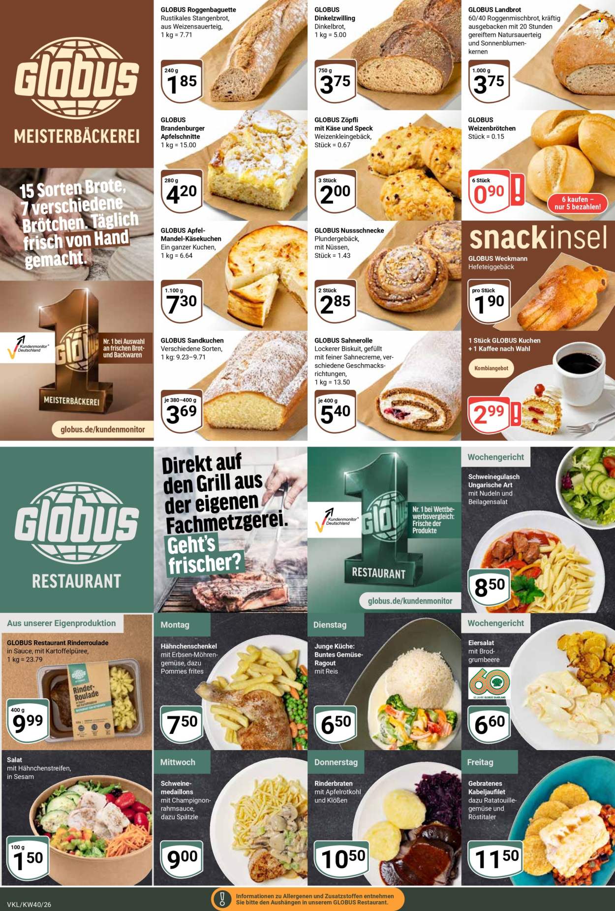 Globus Prospekte  - 28.09.2026 - 2.10.2026. Seite 9