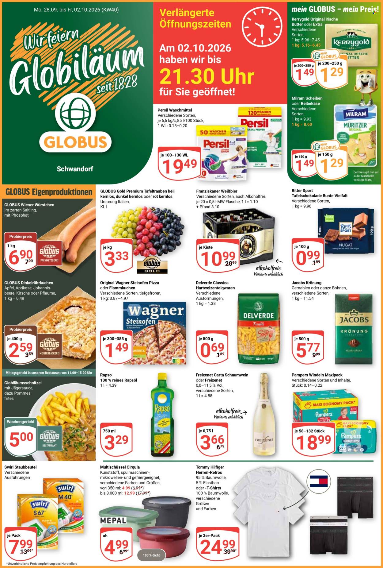 Globus Prospekte  - 28.09.2026 - 2.10.2026. Seite 1