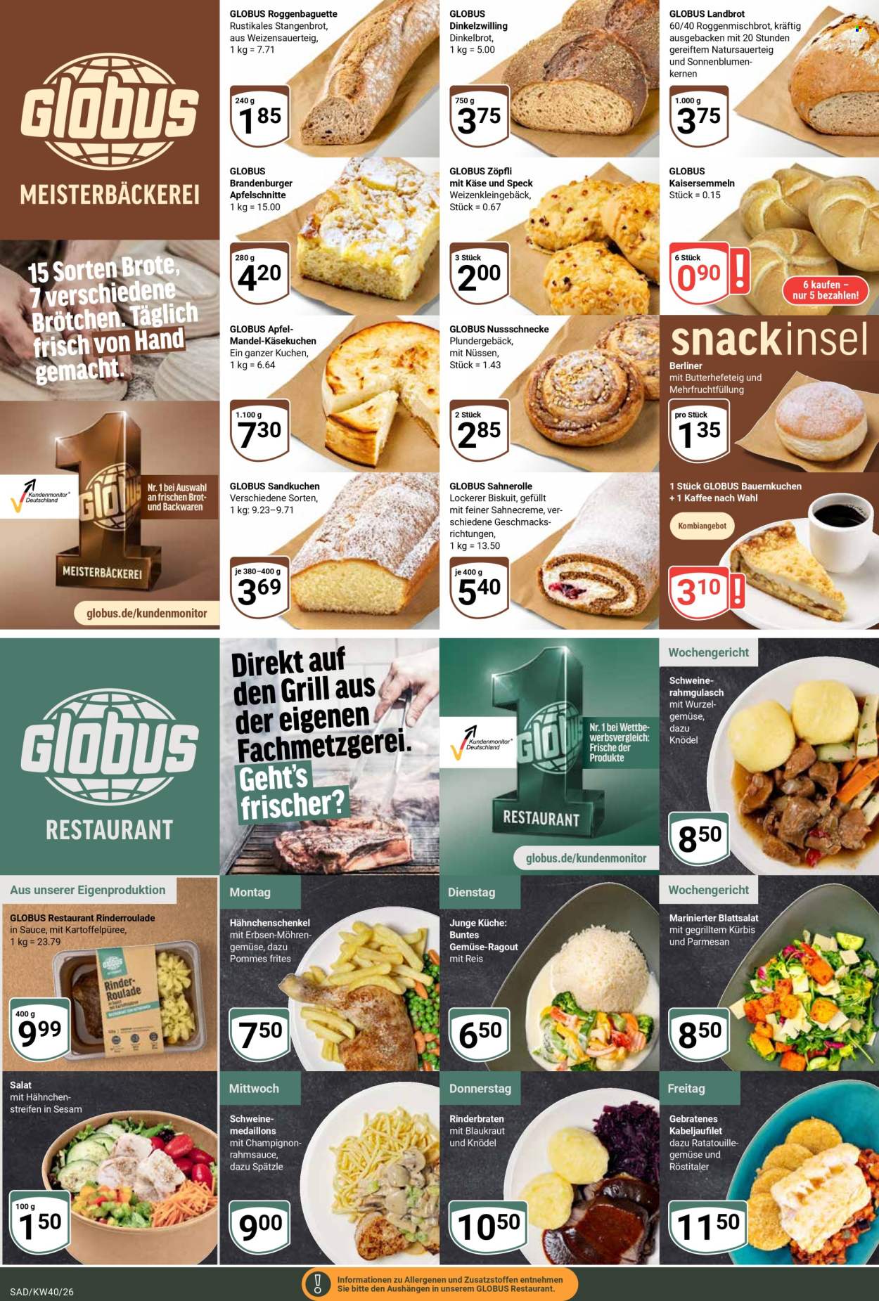 Globus Prospekte  - 28.09.2026 - 2.10.2026. Seite 11