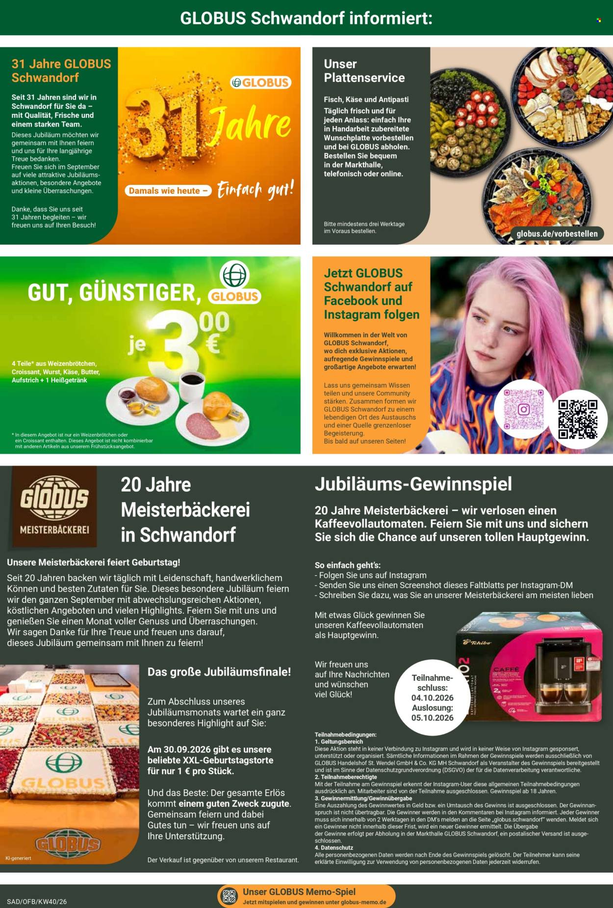 Globus Prospekte  - 28.09.2026 - 2.10.2026. Seite 28