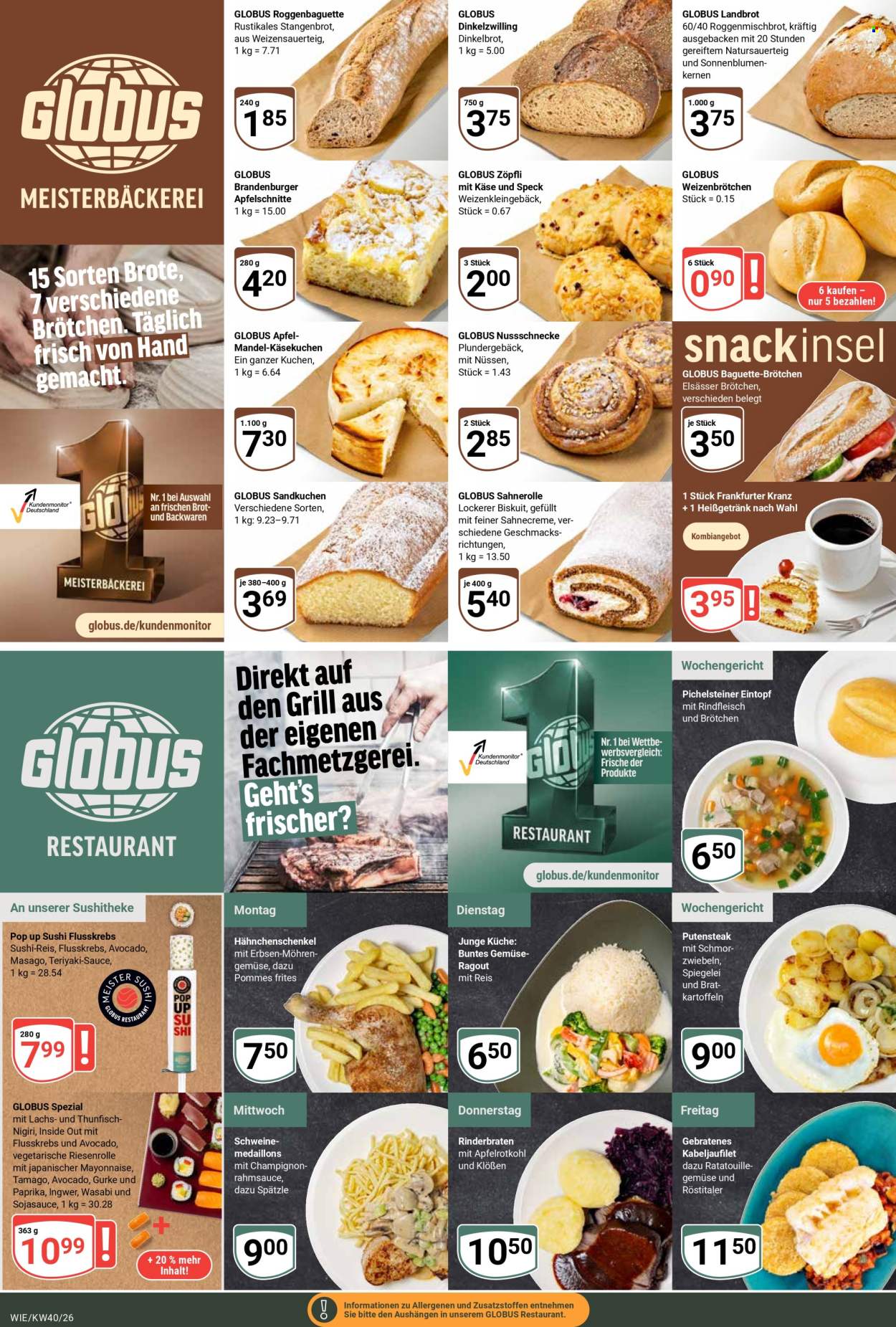 Globus Prospekte  - 28.09.2026 - 2.10.2026. Seite 10
