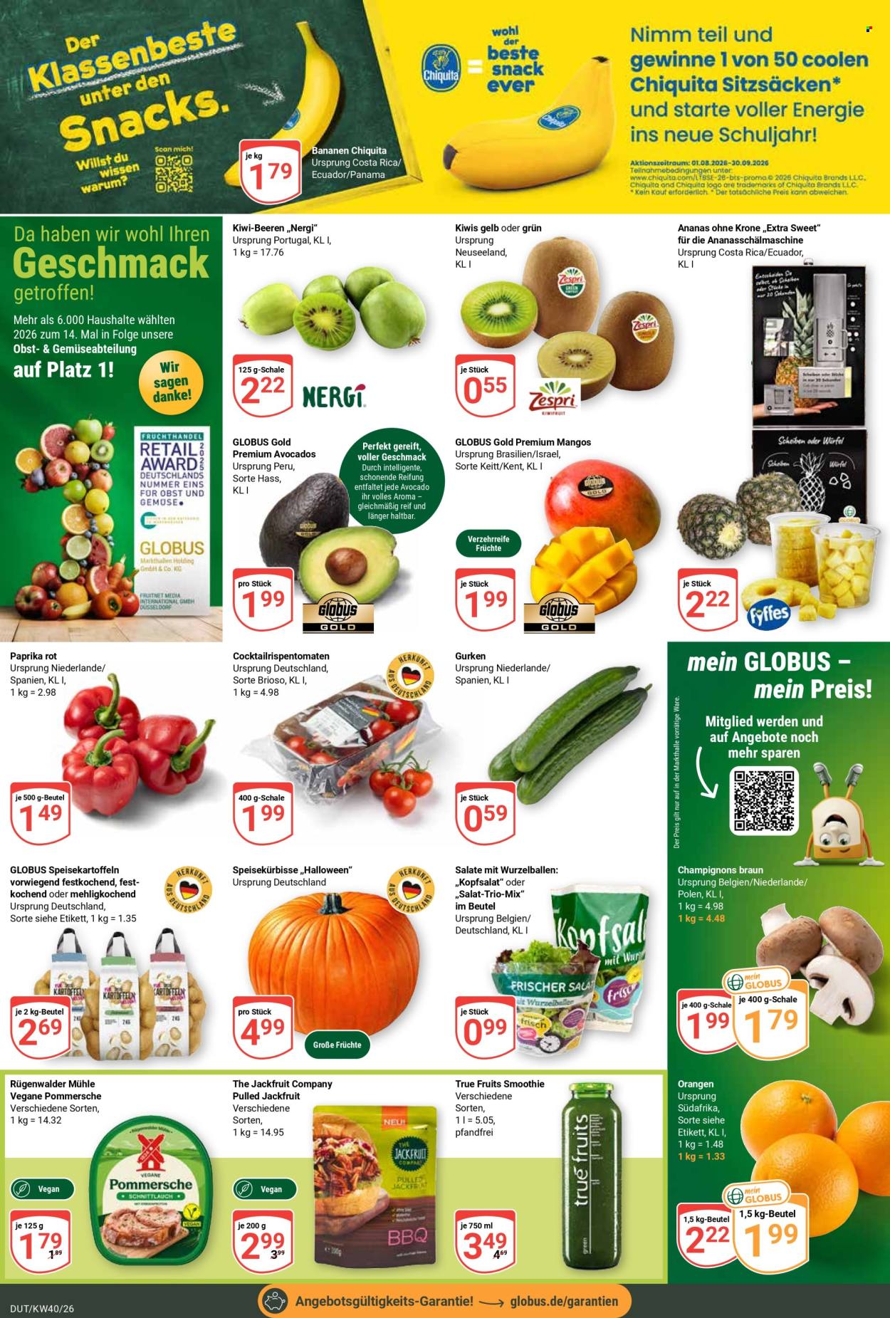 Globus Prospekte  - 28.09.2026 - 2.10.2026. Seite 8