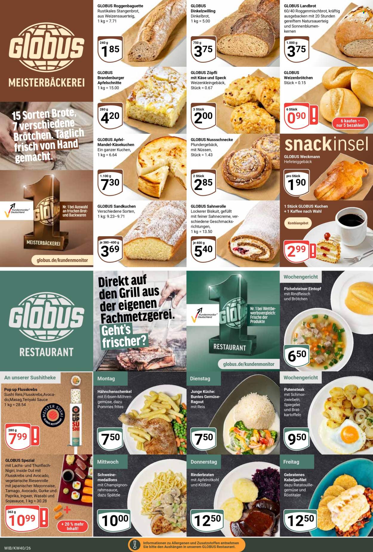Globus Prospekte  - 28.09.2026 - 2.10.2026. Seite 10
