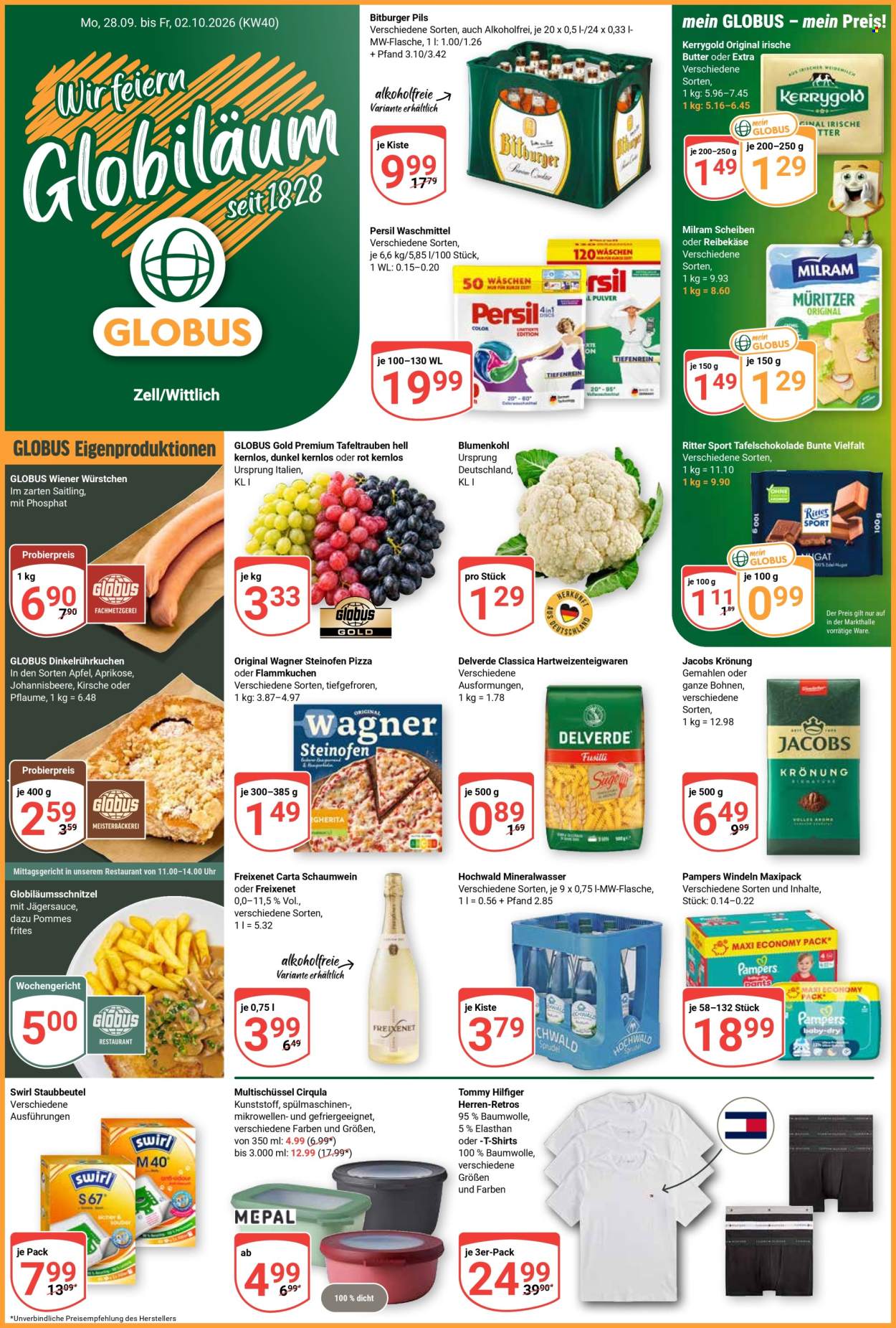 Globus Prospekte  - 28.09.2026 - 2.10.2026. Seite 1