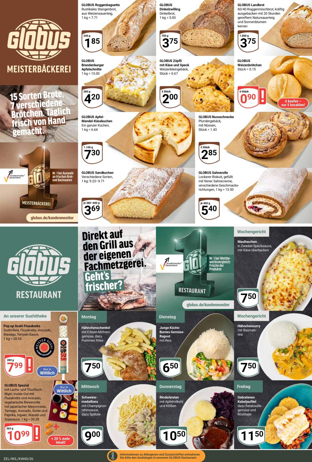 Globus Prospekte  - 28.09.2026 - 2.10.2026. Seite 9