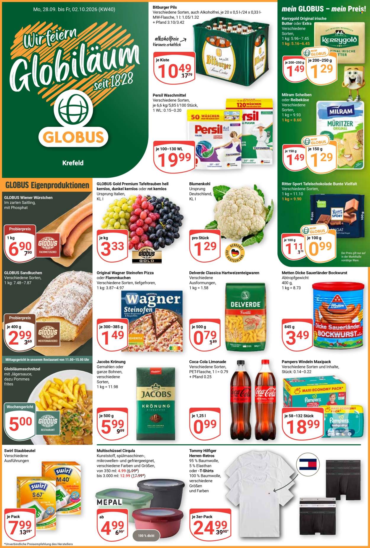 Globus Prospekte  - 28.09.2026 - 2.10.2026. Seite 1