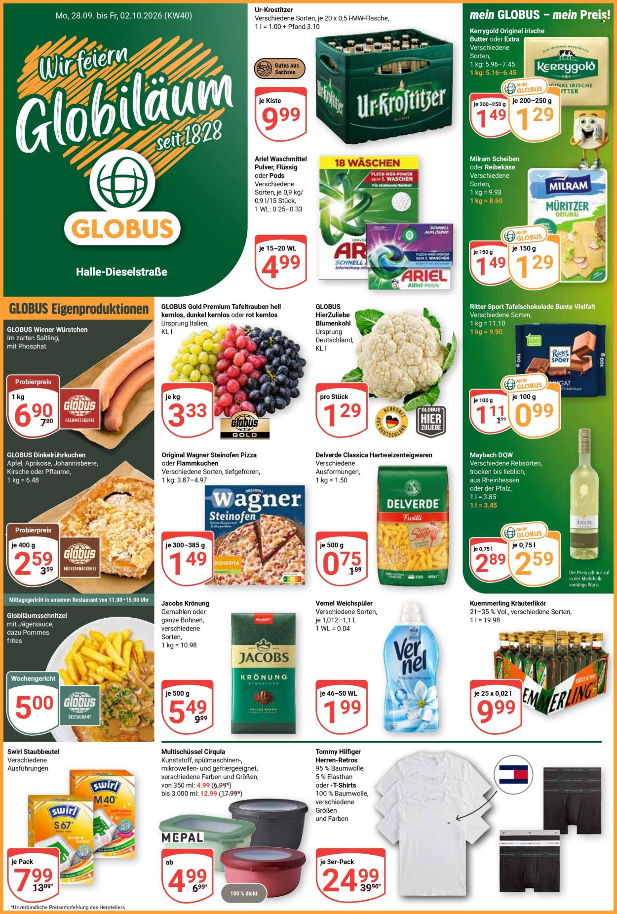 Globus Prospekte  - 28.09.2026 - 2.10.2026. Seite 1