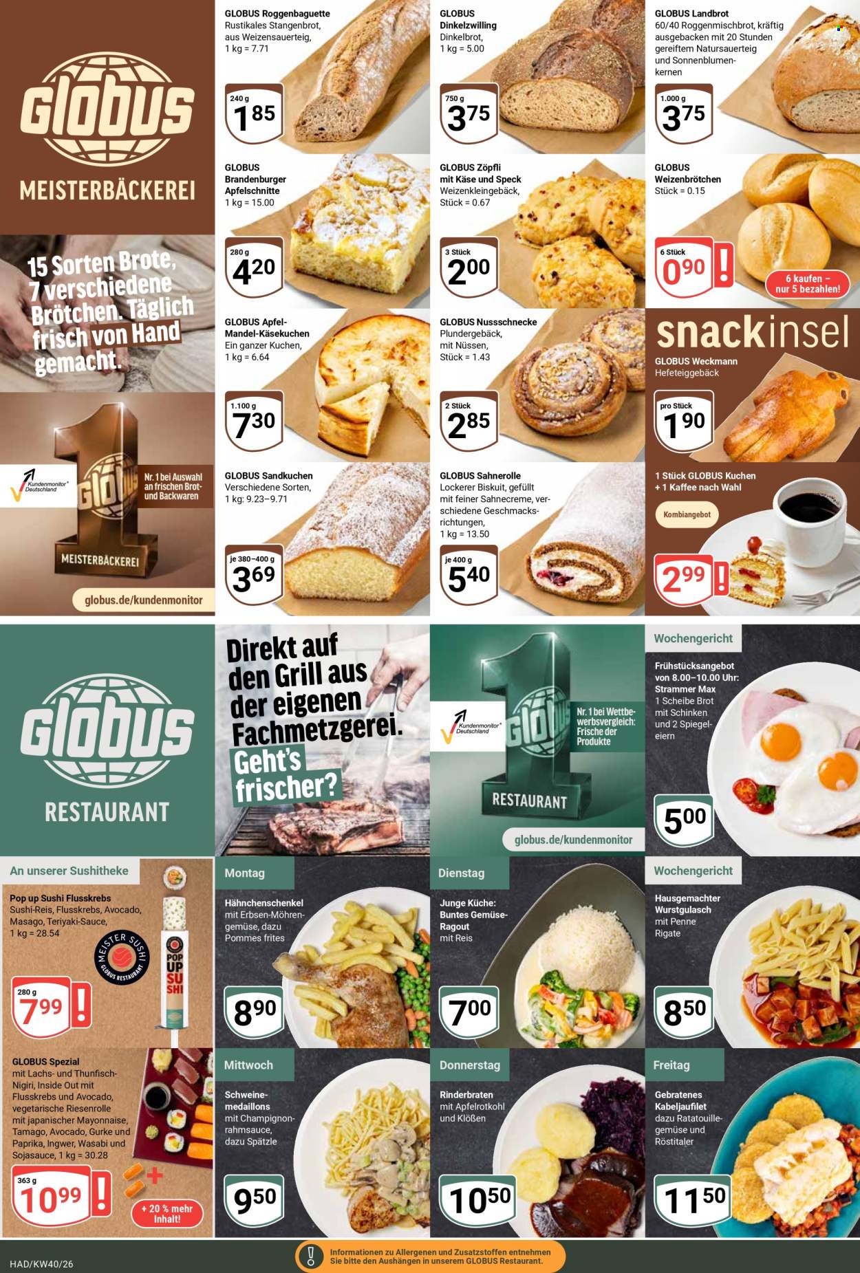 Globus Prospekte  - 28.09.2026 - 2.10.2026. Seite 9