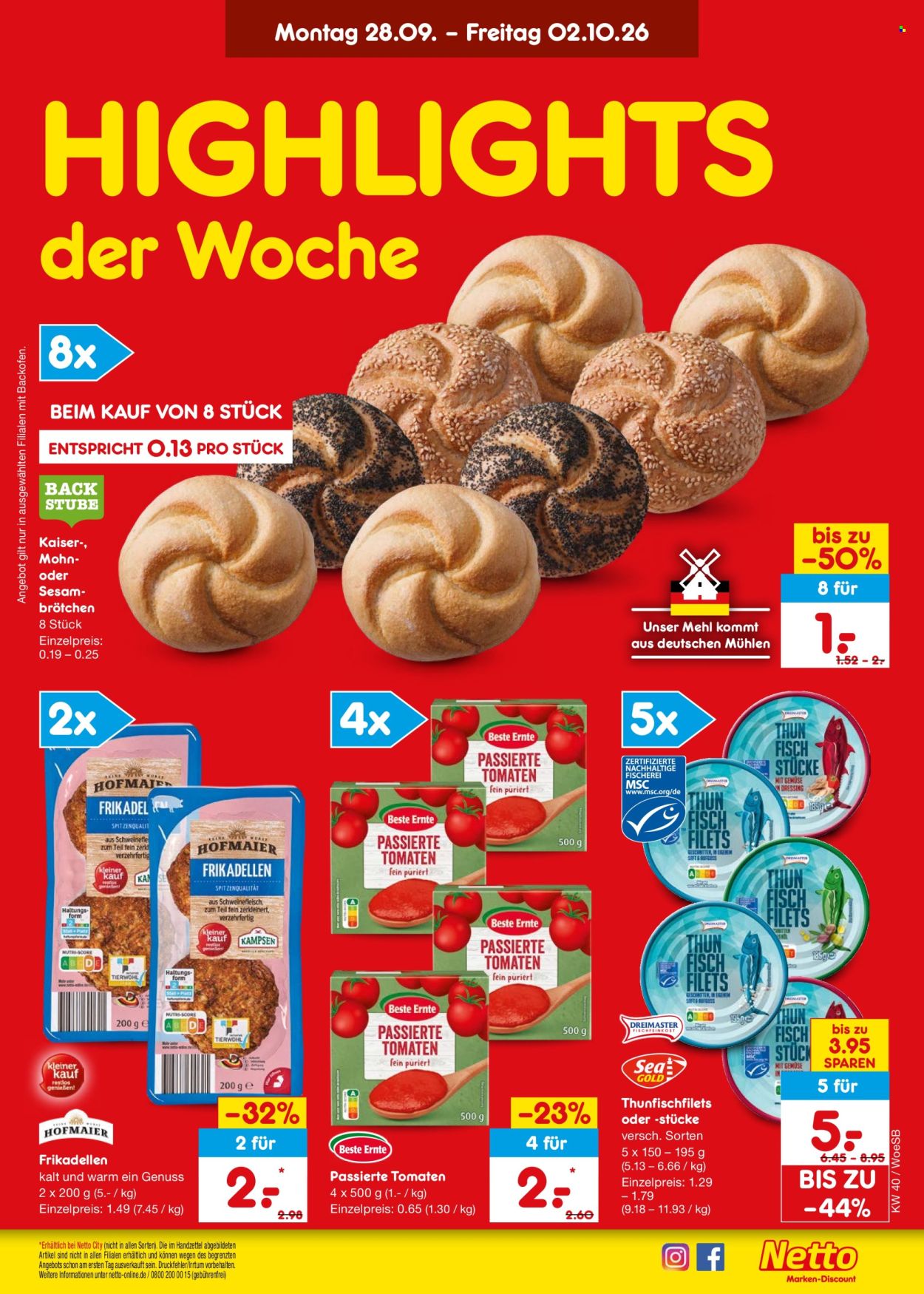 Netto Marken-Discount Prospekte  - 28.09.2026 - 2.10.2026. Seite 3