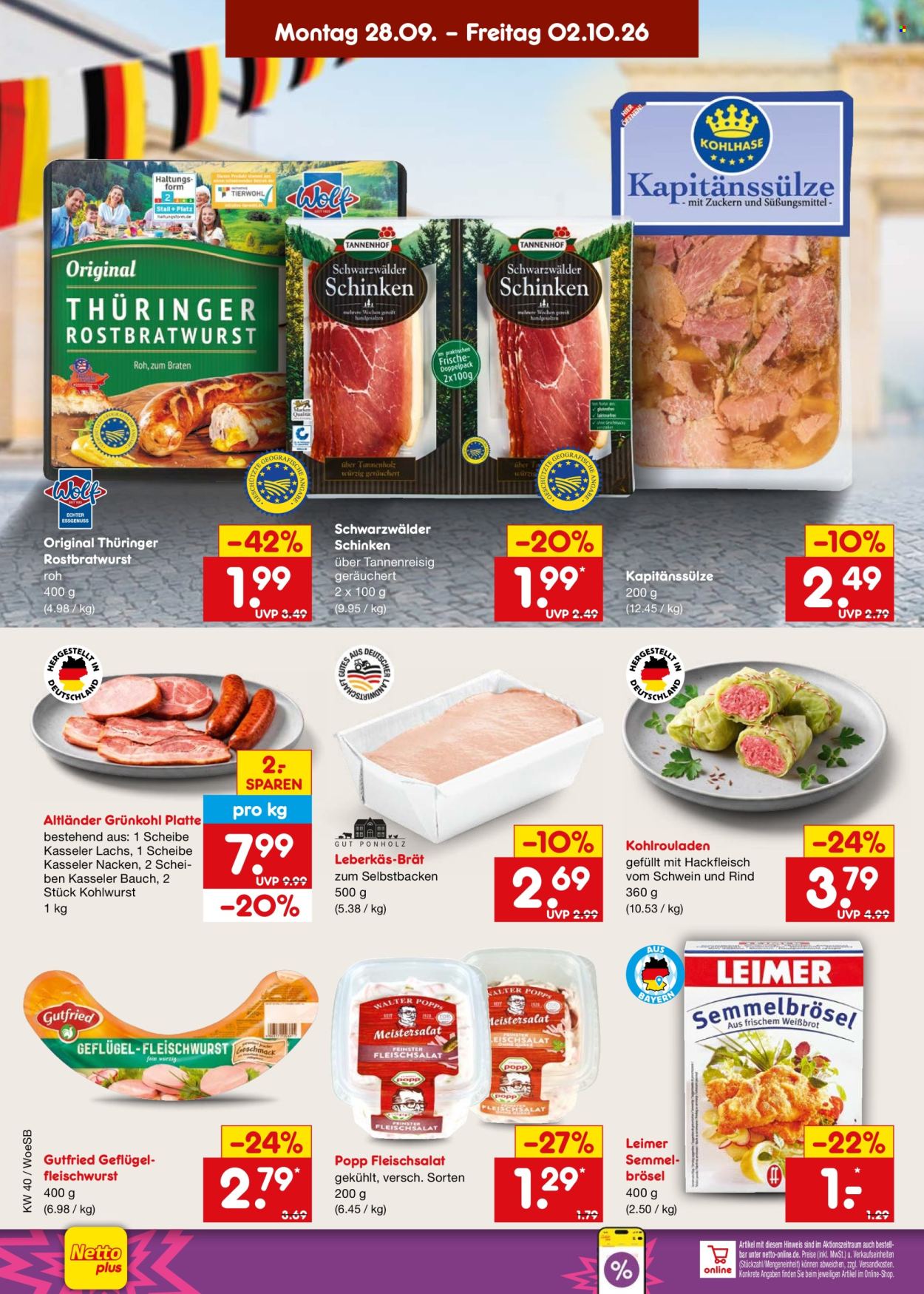 Netto Marken-Discount Prospekte  - 28.09.2026 - 2.10.2026. Seite 22