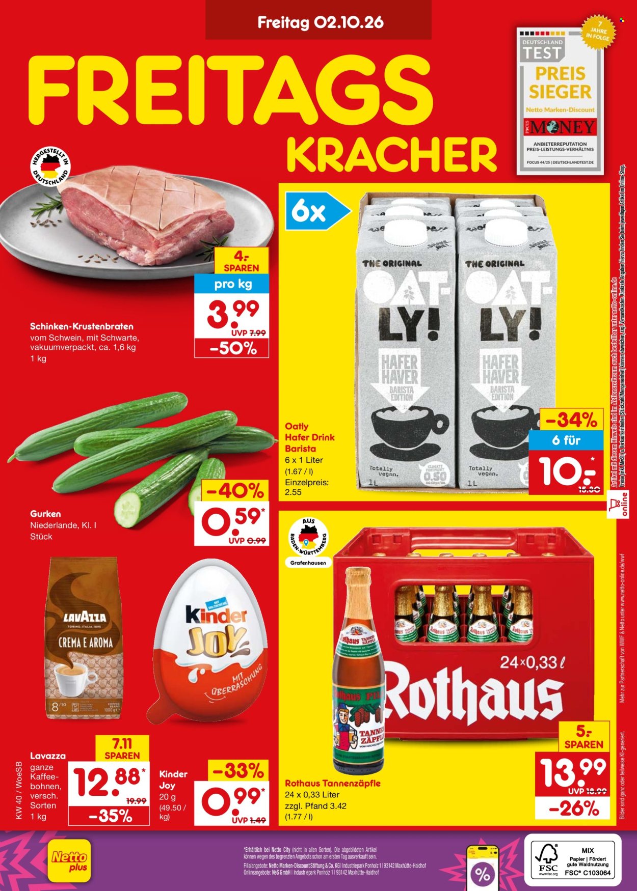 Netto Marken-Discount Prospekte  - 28.09.2026 - 2.10.2026. Seite 62