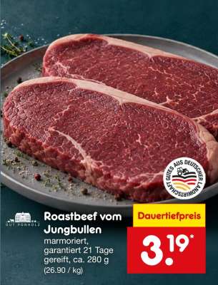 Roastbeef vom Jungbullen