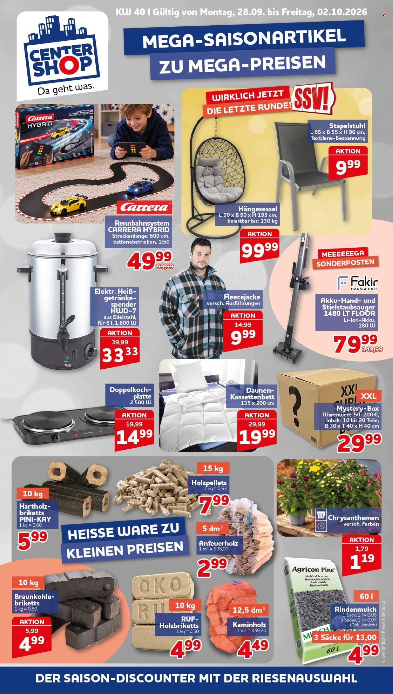 CENTERSHOP Prospekte  - 28.09.2026 - 2.10.2026. Seite 1