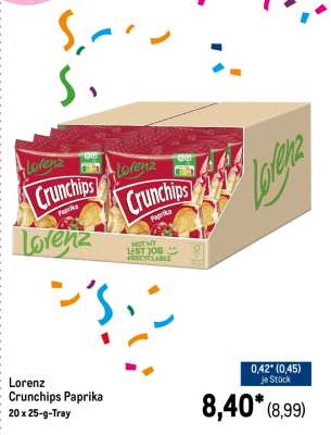 Lorenz Crunchips Paprika