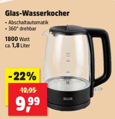 Glas-Wasserkocher
