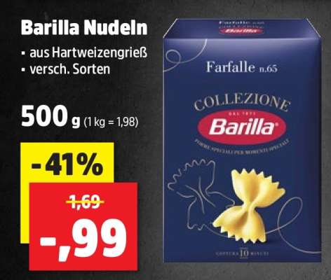 Barilla Nudeln