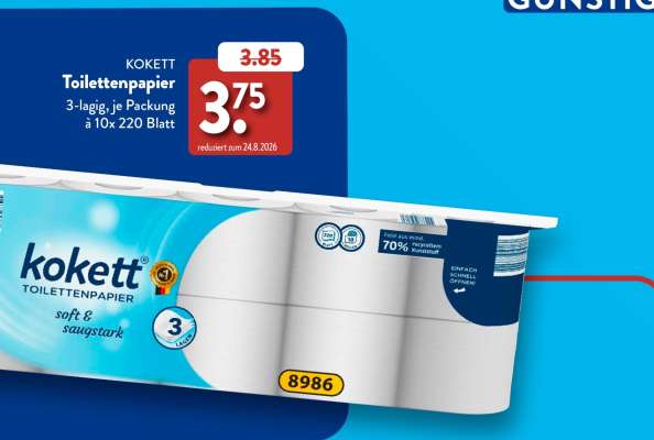 KOKETT Toilettenpapier