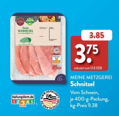 MEINE METZGEREI Schnitzel
