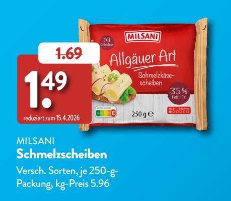 MILSANI Schmelzscheiben