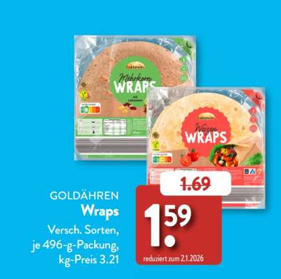 GOLDÄHREN Wraps