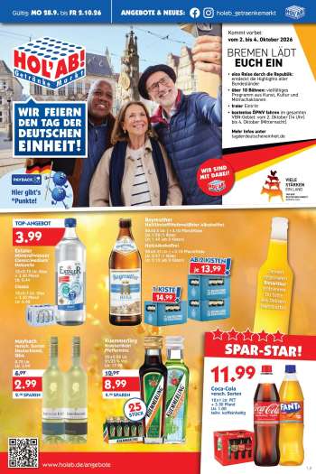 thumbnail - Hol'ab! Getränkemarkt Prospekt