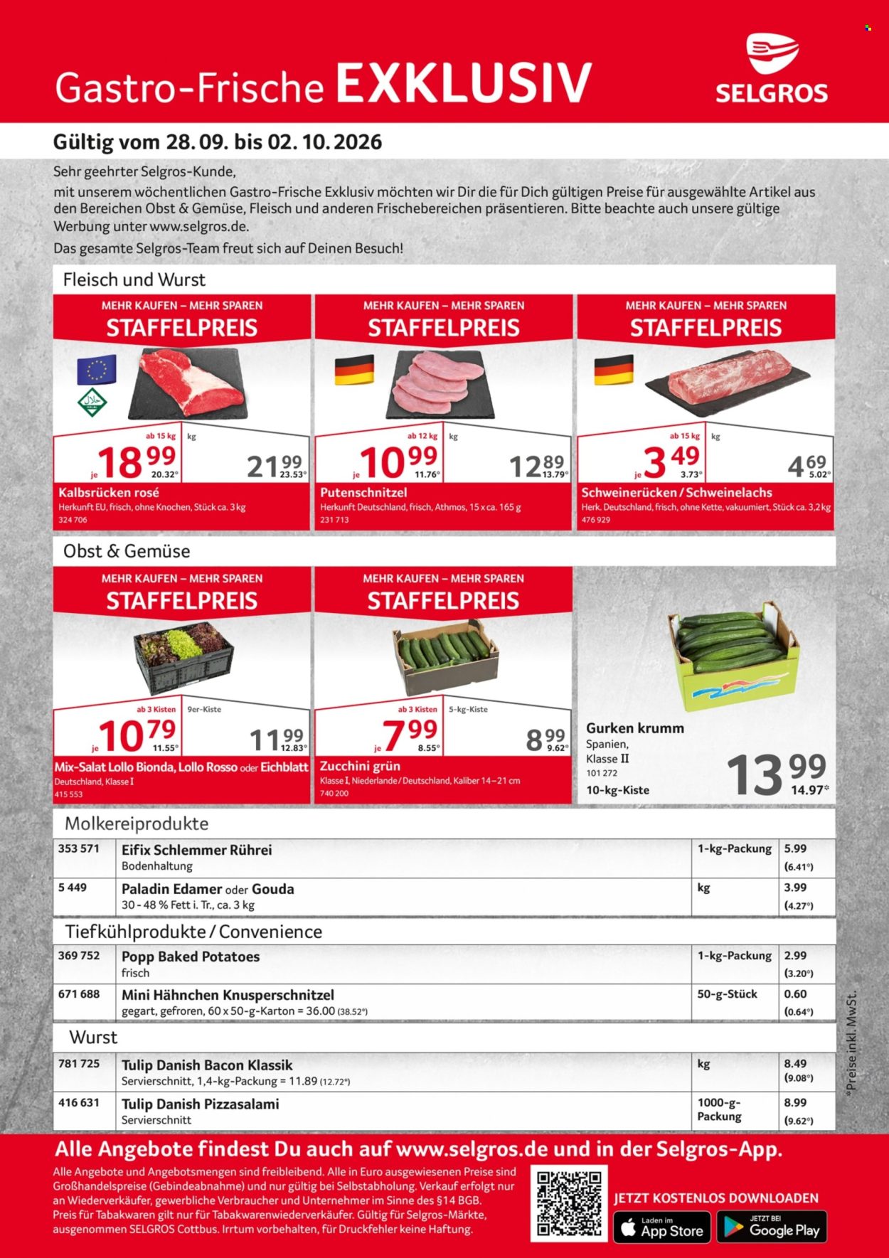Selgros Prospekte  - 28.09.2026 - 2.10.2026. Seite 1