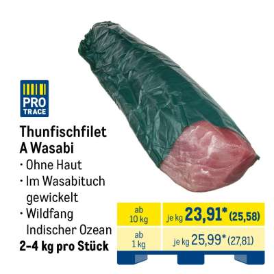Thunfischfilet A Wasabi