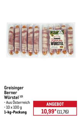 Greisinger Berner Würstel