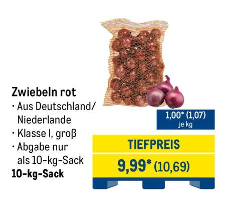 Zwiebeln rot