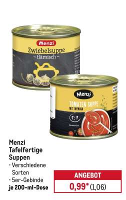 Menzi Tafelfertige Suppen