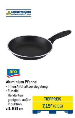 Aluminium-Pfanne