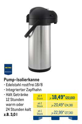 Pump- isolierkanne