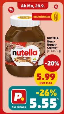 Nutella Nuss-Nugat-Creme