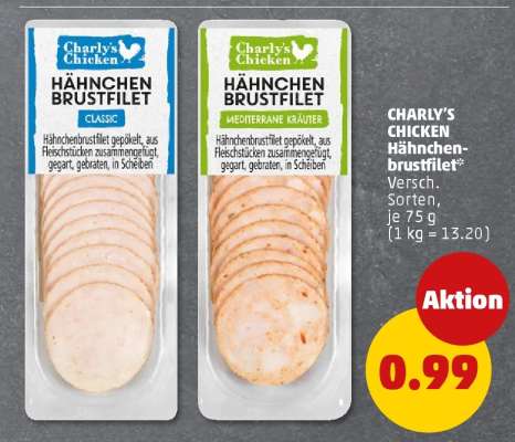 CHARLY'S CHICKEN Hähnchenbrustfilet