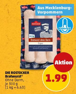 Die Rostocker Bratwurst