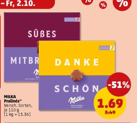 MILKA Pralinés
