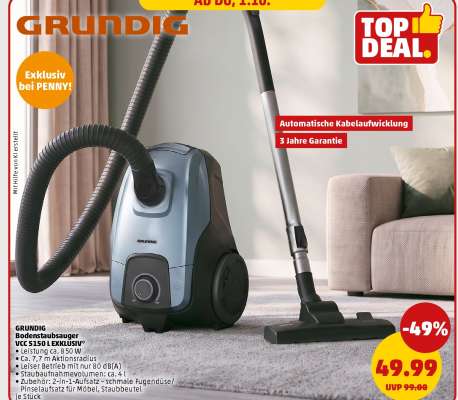 GRUNDIG Bodenstaubsauger VCC 5150 EXKLUSIV