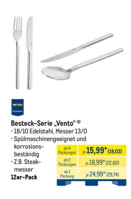 Besteck-Serie „Vento“