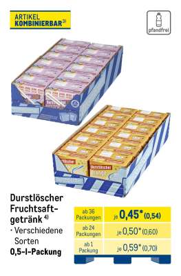 Durstlöscher Fruchtsaftgetränk