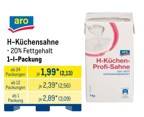 aro H-Küchensahne