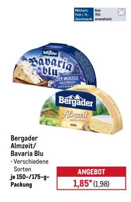 BERGADER Almzeit/Bavaria blu