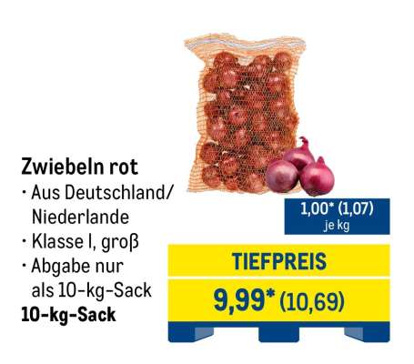 Zwiebeln rot