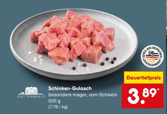 Schinken-Gulasch