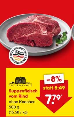 Suppenfleisch vom Rind