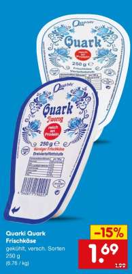 Quarki Quark Frischkäse
